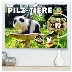 Pilz-Tiere (hochwertiger Premium Wandkalender 2026 DIN A2 quer), Kunstdruck in Hochglanz