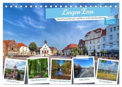 Cover Lingen Ems (Tischkalender 2026 DIN A5 quer), CALVENDO Monatskalender