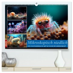 Cover Mikroskopisch niedlich (hochwertiger Premium Wandkalender 2026 DIN A2 quer), Kunstdruck in Hochglanz