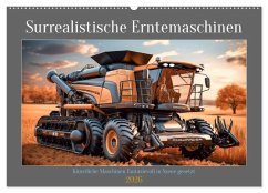 Cover Surrealistische Erntemaschinen (Wandkalender 2026 DIN A2 quer), CALVENDO Monatskalender
