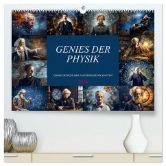 Genies der Physik (hochwertiger Premium Wandkalender 2026 DIN A2 quer), Kunstdruck in Hochglanz Genies der Physik (hochwertiger Premium Wandkalender 2026 DIN A2 quer), Kunstdruck in Hochglanz