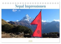 Cover Nepal Impressionen (Tischkalender 2026 DIN A5 quer), CALVENDO Monatskalender