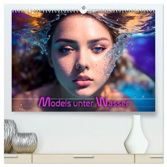 Cover Models unter Wasser (hochwertiger Premium Wandkalender 2026 DIN A2 quer), Kunstdruck in Hochglanz