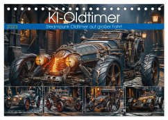 KI-Oldtimer (Tischkalender 2026 DIN A5 quer), CALVENDO Monatskalender KI-Oldtimer (Tischkalender 2026 DIN A5 quer), CALVENDO Monatskalender
