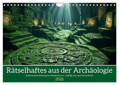 Rätselhaftes aus der Archäologie (Wandkalender 2026 DIN A4 quer), CALVENDO Monatskalender