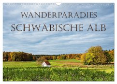 Wanderparadies Schwäbische Alb (Wandkalender 2026 DIN A3 quer), CALVENDO Monatskalender