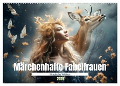 Märchenhafte Fabelfrauen (Wandkalender 2026 DIN A2 quer), CALVENDO Monatskalender