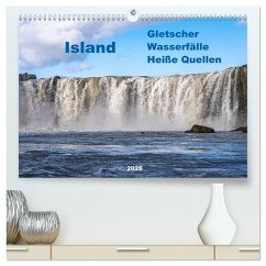 Cover Island - Gletscher, Wasserfälle, Heiße Quellen (hochwertiger Premium Wandkalender 2026 DIN A2 quer), Kunstdruck in Hochglanz