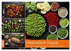 Ordentlich Vegan (Wandkalender 2026 DIN A2 quer), CALVENDO Monatskalender Ordentlich Vegan (Wandkalender 2026 DIN A2 quer), CALVENDO Monatskalender