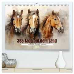 Cover 365 Tage auf dem Land (hochwertiger Premium Wandkalender 2026 DIN A2 quer), Kunstdruck in Hochglanz
