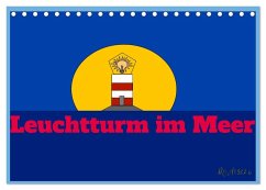 Cover Leuchtturm im Meer (Tischkalender 2026 DIN A5 quer), CALVENDO Monatskalender