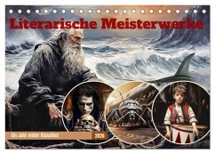 Cover Literarische Meisterwerke (Tischkalender 2026 DIN A5 quer), CALVENDO Monatskalender