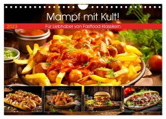 Cover Mampf mit Kult! - Für Liebhaber von Fastfood-Klassikern (Wandkalender 2026 DIN A4 quer), CALVENDO Monatskalender
