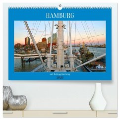 Hamburg mit Hafengeburtstag (hochwertiger Premium Wandkalender 2026 DIN A2 quer), Kunstdruck in Hochglanz Hamburg mit Hafengeburtstag (hochwertiger Premium Wandkalender 2026 DIN A2 quer), Kunstdruck in Hochglanz