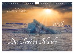 Die Farben Islands (Wandkalender 2026 DIN A4 quer), CALVENDO Monatskalender