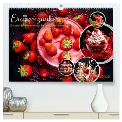 Cover Erdbeerzauber - Erdbeer-Schlemmereien mit Eis und Kuchen en masse! (hochwertiger Premium Wandkalender 2026 DIN A2 quer), Kunstdruck in Hochglanz