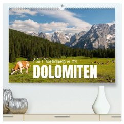 Cover Ein Spaziergang in den Dolomiten (hochwertiger Premium Wandkalender 2026 DIN A2 quer), Kunstdruck in Hochglanz
