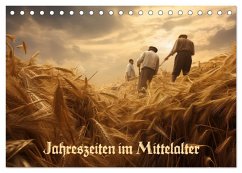 Cover Jahreszeiten im Mittelalter (Tischkalender 2026 DIN A5 quer), CALVENDO Monatskalender