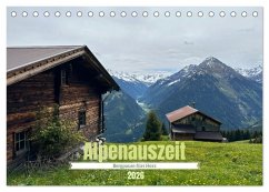Cover Alpenauszeit - Bergpause fürs Herz (Tischkalender 2026 DIN A5 quer), CALVENDO Monatskalender