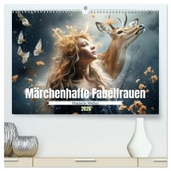 Märchenhafte Fabelfrauen (hochwertiger Premium Wandkalender 2026 DIN A2 quer), Kunstdruck in Hochglanz Märchenhafte Fabelfrauen (hochwertiger Premium Wandkalender 2026 DIN A2 quer), Kunstdruck in Hochglanz