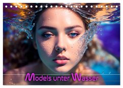 Cover Models unter Wasser (Tischkalender 2026 DIN A5 quer), CALVENDO Monatskalender