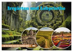 Irrgärten und Labyrinthe (Wandkalender 2026 DIN A2 quer), CALVENDO Monatskalender Irrgärten und Labyrinthe (Wandkalender 2026 DIN A2 quer), CALVENDO Monatskalender