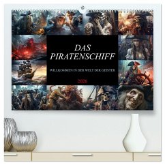 Cover Das Piratenschiff - Willkommen in der Welt der Geister (hochwertiger Premium Wandkalender 2026 DIN A2 quer), Kunstdruck in Hochglanz