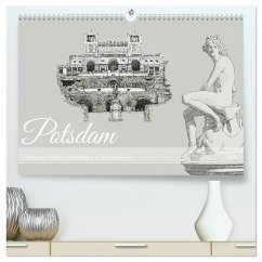 Cover Potsdamer Sehenswürdigkeiten in Ink und Farbe (hochwertiger Premium Wandkalender 2026 DIN A2 quer), Kunstdruck in Hochglanz