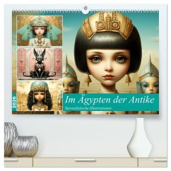 Cover Im Ägypten der Antike. Surrealistische Illustrationen (hochwertiger Premium Wandkalender 2026 DIN A2 quer), Kunstdruck in Hochglanz