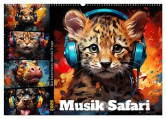 Cover Musik Safari (Wandkalender 2026 DIN A2 quer), CALVENDO Monatskalender