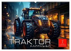 Cover Traktor Fantasien (Wandkalender 2026 DIN A2 quer), CALVENDO Monatskalender