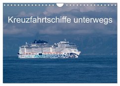 Cover Kreuzfahrtschiffe unterwegs (Wandkalender 2026 DIN A4 quer), CALVENDO Monatskalender