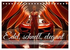 Cover Edel, schnell, elegant (Tischkalender 2026 DIN A5 quer), CALVENDO Monatskalender