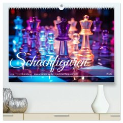 Schachfiguren in Freizeitkleidung (hochwertiger Premium Wandkalender 2026 DIN A2 quer), Kunstdruck in Hochglanz Schachfiguren in Freizeitkleidung (hochwertiger Premium Wandkalender 2026 DIN A2 quer), Kunstdruck in Hochglanz