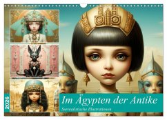 Cover Im Ägypten der Antike. Surrealistische Illustrationen (Wandkalender 2026 DIN A3 quer), CALVENDO Monatskalender