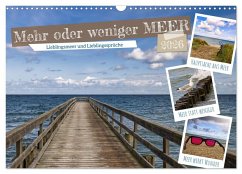 Mehr oder weniger Meer (Wandkalender 2026 DIN A3 quer), CALVENDO Monatskalender Cover Mehr oder weniger Meer (Wandkalender 2026 DIN A3 quer), CALVENDO Monatskalender