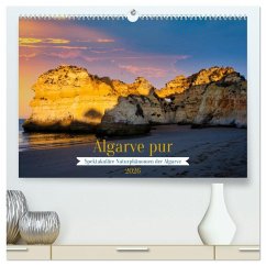 Algarve pur (hochwertiger Premium Wandkalender 2026 DIN A2 quer), Kunstdruck in Hochglanz