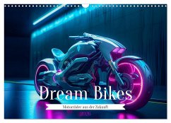 Dream Bikes - Motorräder aus der Zukunft (Wandkalender 2026 DIN A3 quer), CALVENDO Monatskalender
