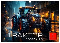Cover Traktor Fantasien (Wandkalender 2026 DIN A3 quer), CALVENDO Monatskalender
