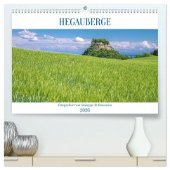 HEGAUBERGE (hochwertiger Premium Wandkalender 2026 DIN A2 quer), Kunstdruck in Hochglanz