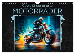 Coole KI-generierte MOTORRÄDER (Wandkalender 2026 DIN A4 quer), CALVENDO Monatskalender Coole KI-generierte MOTORRÄDER (Wandkalender 2026 DIN A4 quer), CALVENDO Monatskalender