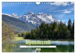 Alpenauszeit - Traumhafte Bergmomente am Wasser (Wandkalender 2026 DIN A4 quer), CALVENDO Monatskalender