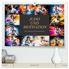 Cover Judo und Motivation (hochwertiger Premium Wandkalender 2026 DIN A2 quer), Kunstdruck in Hochglanz