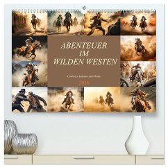 Abenteuer im Wilden Westen (hochwertiger Premium Wandkalender 2026 DIN A2 quer), Kunstdruck in Hochglanz Abenteuer im Wilden Westen (hochwertiger Premium Wandkalender 2026 DIN A2 quer), Kunstdruck in Hochglanz