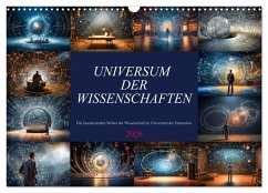 Cover Universum der Wissenschaften (Wandkalender 2026 DIN A3 quer), CALVENDO Monatskalender