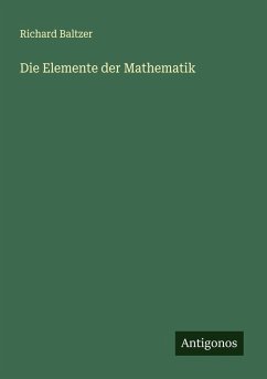 Cover Die Elemente der Mathematik