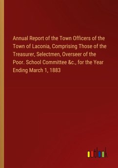 Annual Report of the Town Officers of the Town of Laconia, Comprising Those of the Treasurer, Selectmen, Overseer of the Poor. School Committee &c., for the Year Ending March 1, 1883
