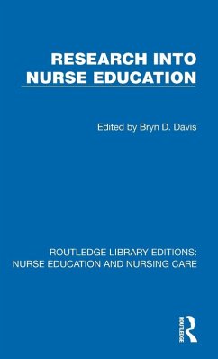 Cover Research into Nurse Education