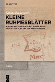 Kleine Ruhmesblätter (eBook, PDF)