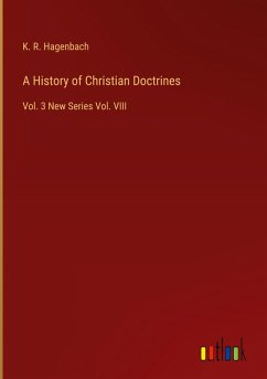 Cover A History of Christian Doctrines